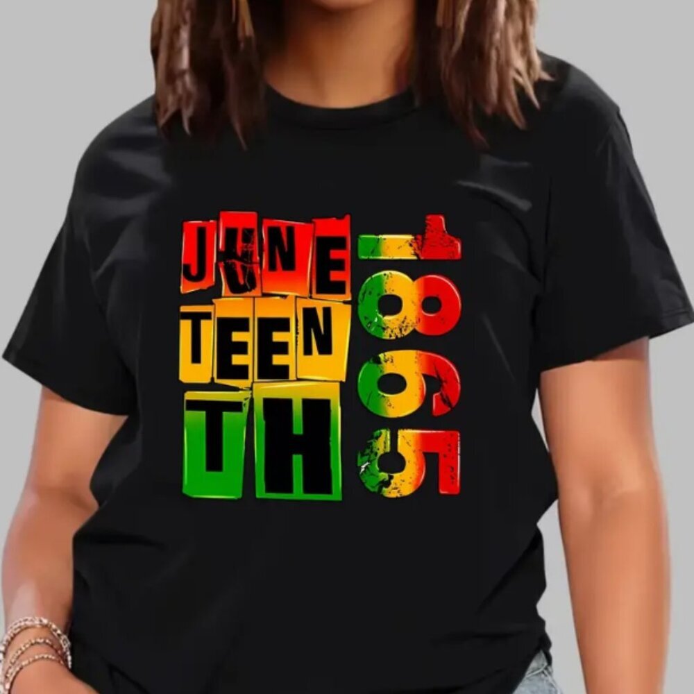 "1865 Juneteenth" - Custom T-Shirts Made to Order - NWT - Picture 4 of 9
